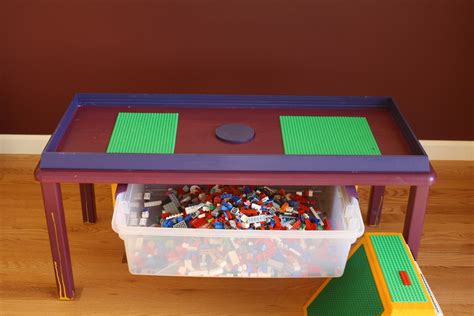 LEGO Table With Integrated Parts Bin : 9 Steps (with Pictures) - Instructables