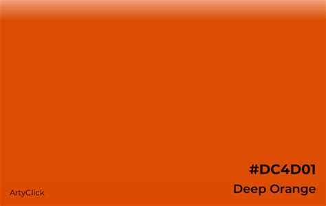 Deep Orange Color | ArtyClick