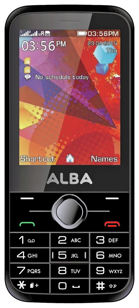 SIM Free Alba Mobile Phone - Black (7396621) | Argos Price Tracker | pricehistory.co.uk