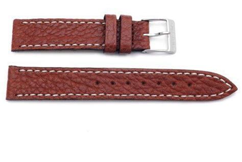 Genuine Swiss Army Brown Leather Officer's 15mm Watch Strap | Fossil ...