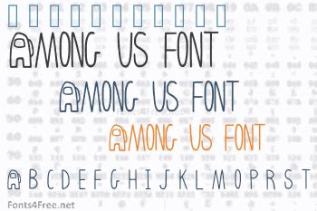 Among Us Font Download (Impostograph Font) - Fonts4Free