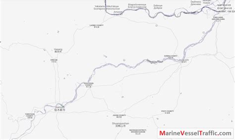 SONGHUA SUNGARI RIVER SHIPS MARINE TRAFFIC LIVE MAP | ShipTraffic.net