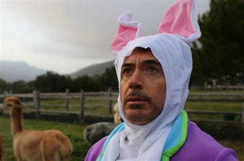 Robert Downey Jr In a Rabbit Suit Launches Meme Civil War (Photos)