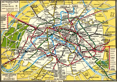 Paris - Métro Map 1973 | A map of the Paris Métro (subway) s… | Flickr