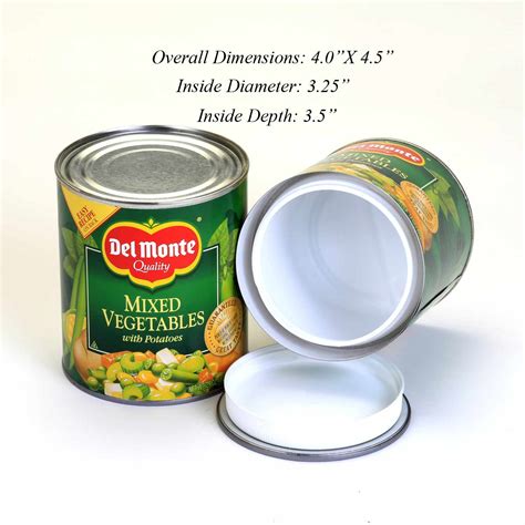 Large Del Monte Mixed Vegetables XL- Diversion Can Safe - Southwest ...