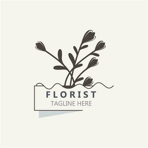 Florist logo beautiful floral leaf and flower vector art, icon graphic ...