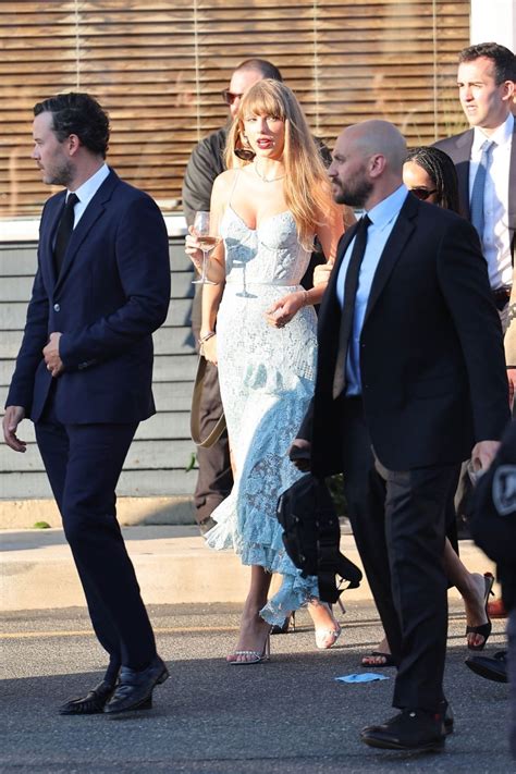 Taylor Swift - Jack Antonoff and Margaret Qualley's Wedding in New Jersey 08/19/2023 • CelebMafia