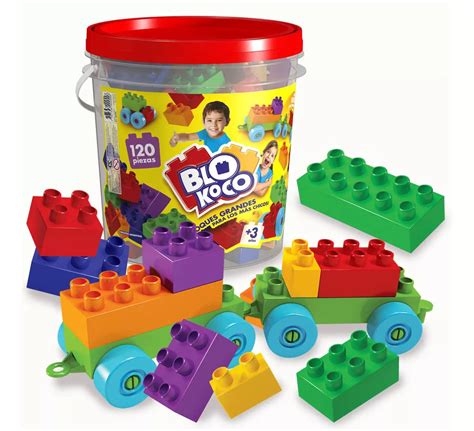 Rasti Blokoco Building Blocks Set: 120 Pieces for Creative Constructio ...