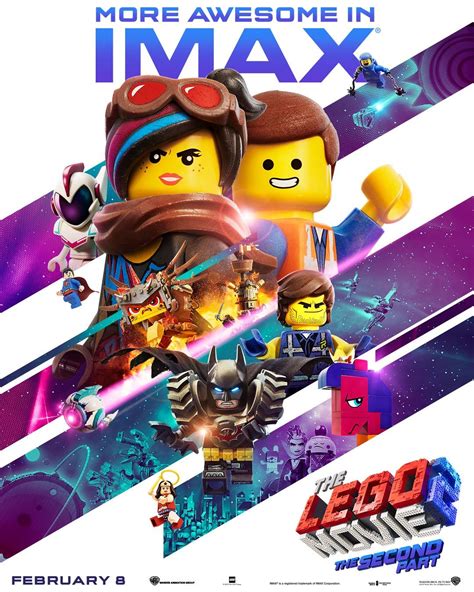 'La LEGO Película 2': La tropa al completo en el póster para salas IMAX