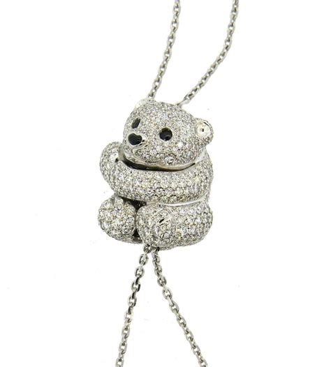 Chopard Diamond Gold Bear Pendant Necklace For Sale at 1stDibs ...