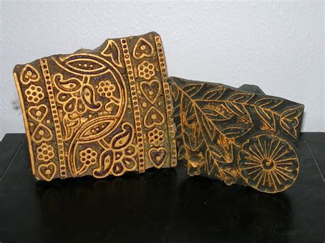 Vintage Batik Printing Blocks India