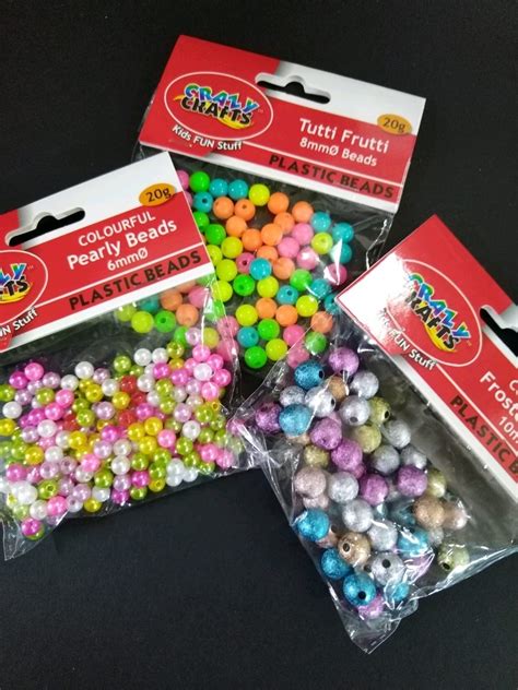 Plastic Beads - Crazy Crafts - Crafty Arts