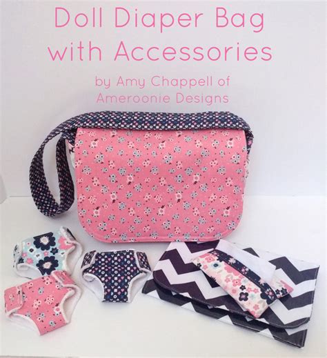 Doll Diaper Bag + Accessories Tutorial