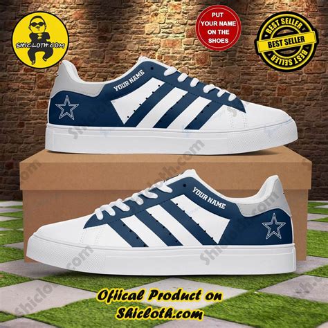 Personalized Dallas Cowboys NFL Logo Football Adidas Stan Smith Shoes ...