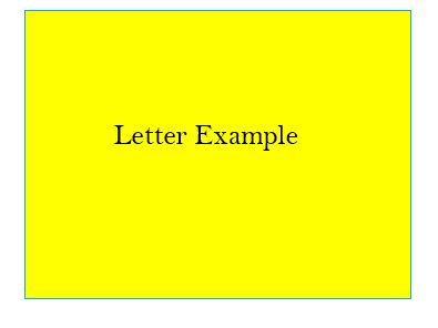 Letter Examples | Teaching Resources