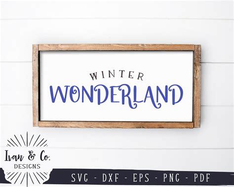 SVG Files, Winter Wonderland Svg, Holiday Svg, Farmhouse Svg, Christmas Svg, Cricut, Silhouette ...