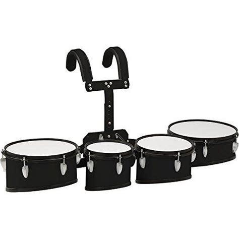 Sound Percussion Labs Marching Tenor Drum with Carrier 8 in10 in12 in13 in Black >>> Click on ...