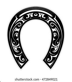 Lucky Horseshoe Tattoo Ornament Stock Illustration 472849021 | Shutterstock