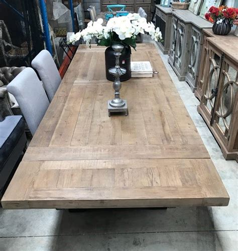 2.4m--- 3m Reclaimed Wood Trestle Dining Table – Homeabout