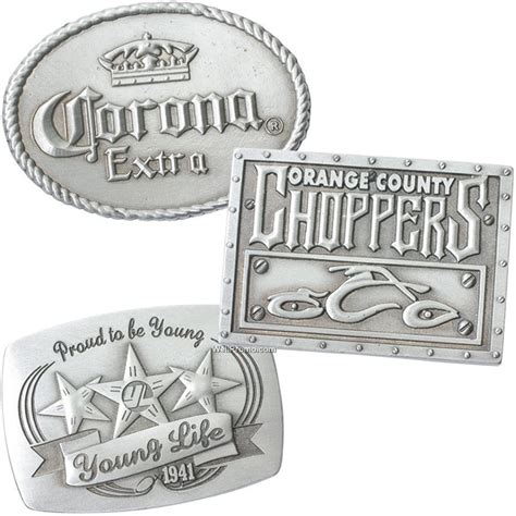 Custom Belt Buckle Promo: Pewter Belt Buckle Designs