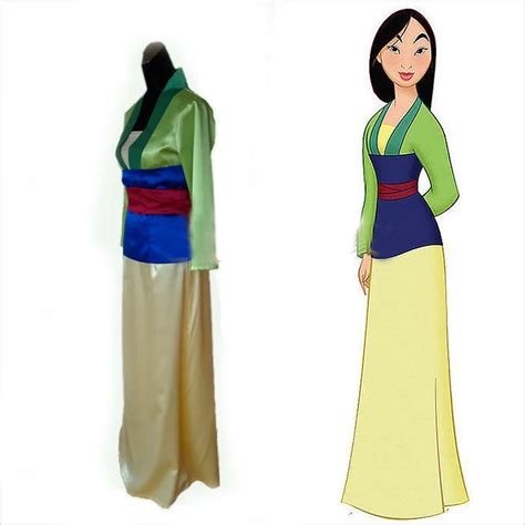 Mulan Princess coaplay Costume Custom Dress for women and girl party ...