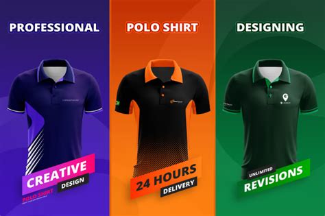 Design outstanding polo t shirt by Thaviz | Fiverr