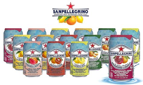 San Pellegrino Sparkling Fruit Beverages Variety Pack, 11.15 Fl Oz Cans, 7 Flavors - 14 Pack ...