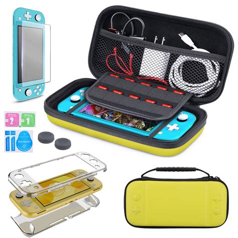 Switch Lite Accessories Bundle, EEEkit Carry Case for Nintendo Switch Lite 2019 Console ...