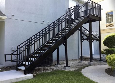 Steel Stairways, Stairs & Railings | Florida Fabrications