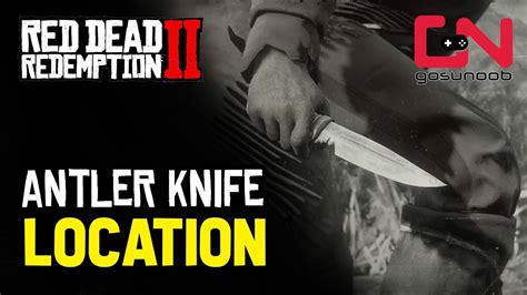 Red Dead Redemption 2 - Antler Knife Location - Unique Knife - YouTube