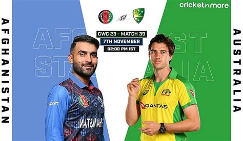 AUS vs AFG: Dream11 Prediction Today Match 39, ICC Cricket World Cup ...