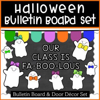 Halloween Bulletin Board Set | Bulletin Board and Door Decor | Halloween