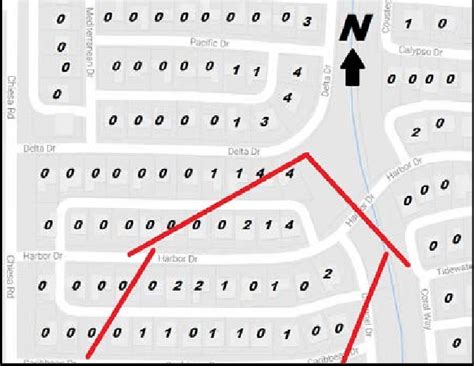 EF scale ratings to buildings by block. The red arrow indicates... | Download Scientific Diagram