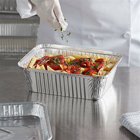 Choice 5 lb. Oblong Foil Take Out Container - 250/Case