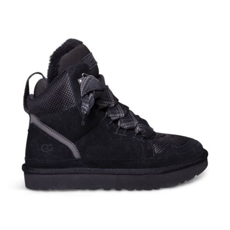 UGG HIGHMEL BLACK SUEDE CANVAS HIGH TOP SPORT WOMEN'S SNEAKERS SIZE US 6 NEW | eBay