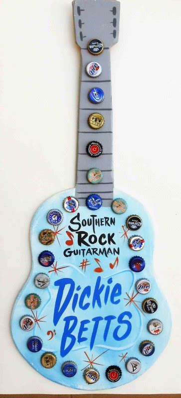 Dickie Betts Bottle Cap Guitar by George Borum