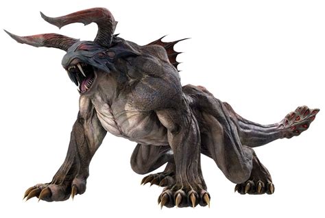 Type-0 Behemoth Render - Final Fantasy VII Remake Art Gallery | Creature concept art, Fantasy ...