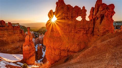 sunlight, Rock Formation, Landscape, Bryce Canyon National Park, Utah Wallpapers HD / Desktop ...