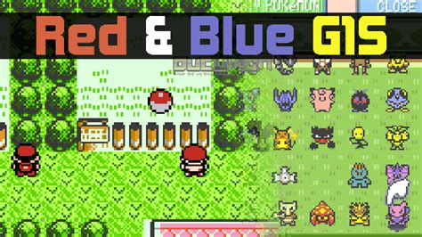 Pokemon Red G1S & Blue G1S - GBA ROM Hack, total re-de-make that aims ...