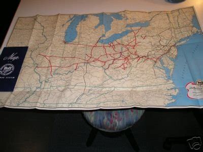 RAILROAD MEMORABILIA - B&O - SYSTEM MAP | #32186681