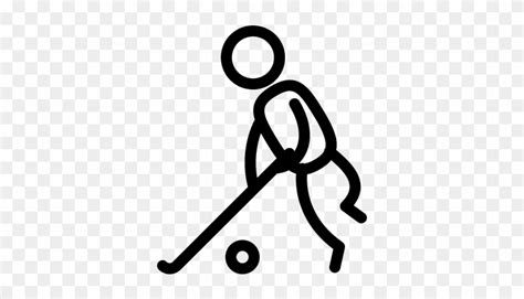 Field Hockey Player Vector - Field Hockey Player Logo - Free Transparent PNG Clipart Images Download