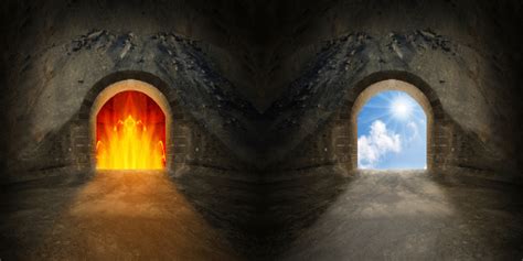 Two Gates To Heaven And Hell Stock Photo - Download Image Now - iStock