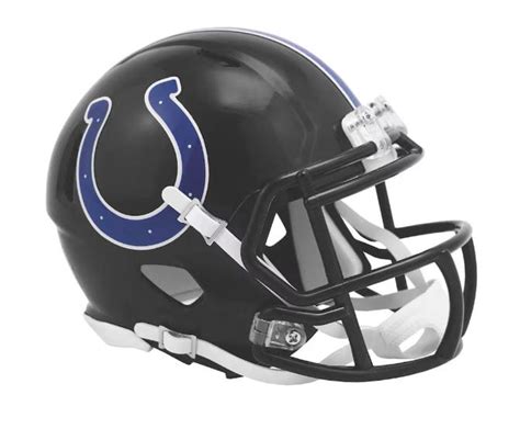 Indianapolis Colts Riddell Indiana Nights Black 2023 Alternate Speed M ...