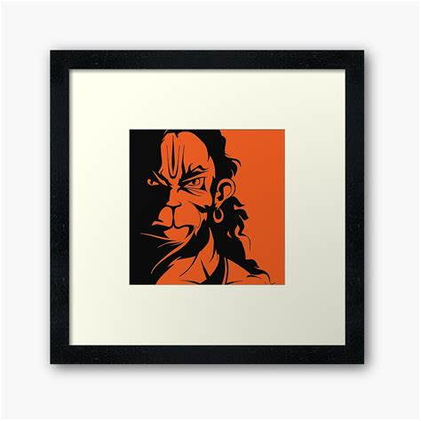 "Rudra Hanuman" Framed Print by locartindia | Redbubble