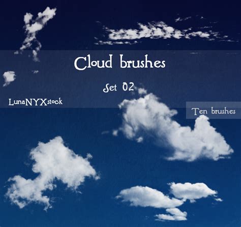 25 Awesome Free Photoshop Cloud Brushes - TutorialChip