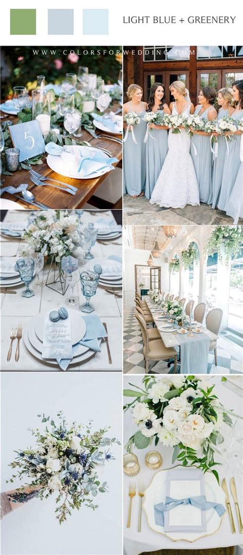 20 Light Blue Wedding Color Ideas for Spring 2025 | 💎