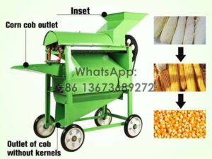 Corn Sheller Machine | Maize Peeler and Thresher for Processing Corns