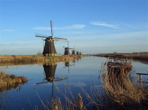 Kinderdijk windmills Netherlands