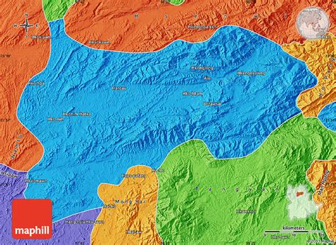 Political Map of Lashio