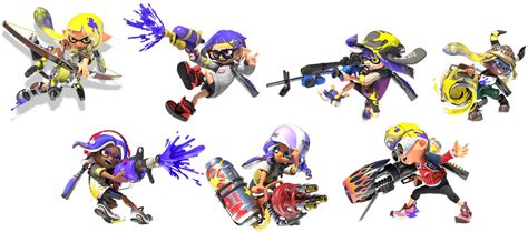 Splatoon 3 characters render by Yusaku-Ikeda on DeviantArt